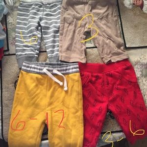 Bundle of baby boy pants